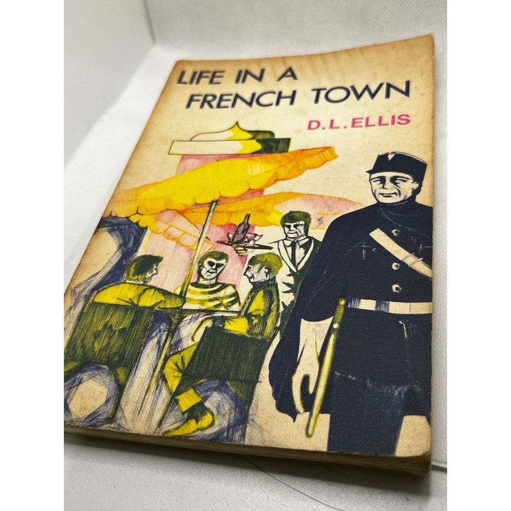 Life in a French Town D.L. Ellis 1971 Illustrated France School Textbook